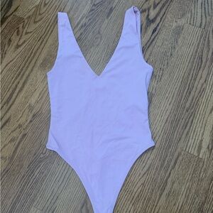 Pink Babaton Bodysuit